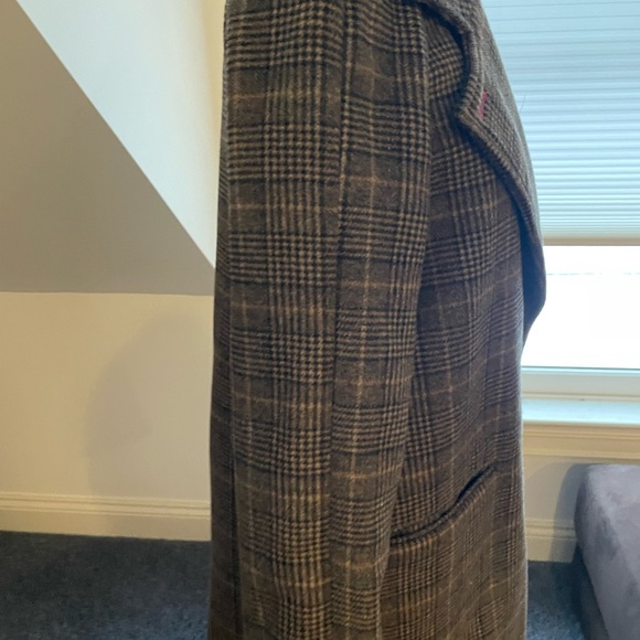 Avec Les Filles Double Face Plaid Wool Blend Coat - Picture 5 of 13